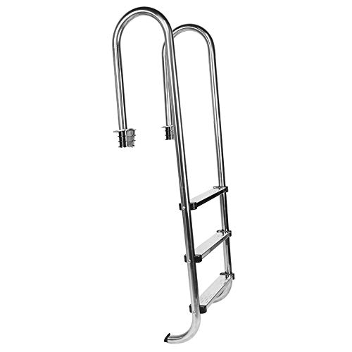 FOTABPYTI Pool Supply Escalera de 3 escalones para Piscina de Acero Inoxidable 304, Escalera de Piscina, Gran Capacidad de Carga para jacuzzis Piscinas privadas FOTABPYTI Pool Supply Escalera de 3 escalones para Piscina de Acero Inoxidable 304, Escalera de Piscina, Gran Capacidad de Carga para jacuzzis Piscinas privadas