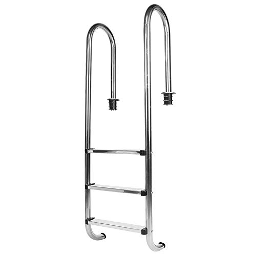 FOTABPYTI Pool Supply Escalera de 3 escalones para Piscina de Acero Inoxidable 304, Escalera de Piscina, Gran Capacidad de Carga para jacuzzis Piscinas privadas FOTABPYTI Pool Supply Escalera de 3 escalones para Piscina de Acero Inoxidable 304, Escalera de Piscina, Gran Capacidad de Carga para jacuzzis Piscinas privadas