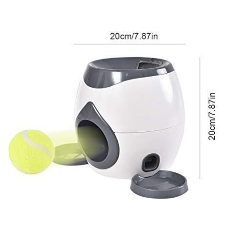 Fovely Juguete Pelotas de Tenis para Mascotas Alimentador Automático de Mascotas Buscar Lanzador de Pelotas de Tenis Perro Interactivo Máquina de Lanzar Bolas Rompecabezas Fovely Juguete Pelotas de Tenis para Mascotas Alimentador Automático de Mascotas Buscar Lanzador de Pelotas de Tenis Perro Interactivo Máquina de Lanzar Bolas Rompecabezas