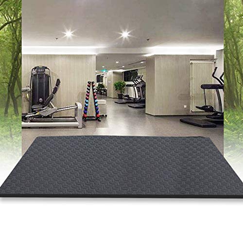 Fransande - Alfombrilla de cinta de correr que absorbe el sonido y absorbe los golpes para el hogar, amortigua los golpes y silenciador para deportes