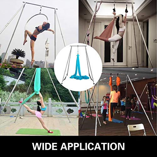 Frantools Columpio de Yoga Hamaca de Yoga/Yoga Aéreo Columpio de Yoga Aéreo Swing Sling Inversión para Pilates con Cinturones Elásticos de Yoga 12m Azul Frantools Columpio de Yoga Hamaca de Yoga/Yoga Aéreo Columpio de Yoga Aéreo Swing Sling Inversión para Pilates con Cinturones Elásticos de Yoga 12m Azul