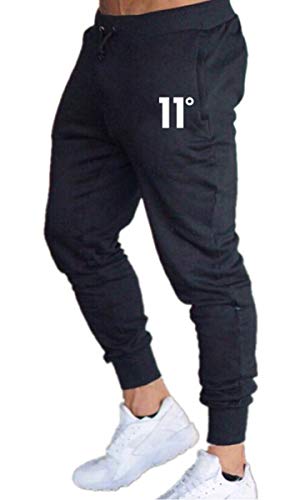 Frecoccialo Pantalones de Deporte para Hombre Chándal Ajustados Multicolores Cintura Elástica Ajustable Pantalon de Hombre Pitillo Deportivo con Bolsillos (Negro, M) Frecoccialo Pantalones de Deporte para Hombre Chándal Ajustados Multicolores Cintura Elástica Ajustable Pantalon de Hombre Pitillo Deportivo con Bolsillos (Negro, M)