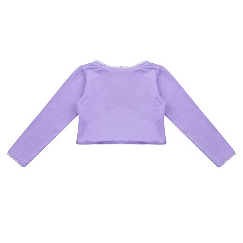 Freebily Cárdigan de Algodón con Nudo Frontal Manga Larga Chaqueta Topa para Maillots Leotardo de Danza Ballet Gimnasio Otoño para Niñas 2-12 Años Lavender 2-3 años Freebily Cárdigan de Algodón con Nudo Frontal Manga Larga Chaqueta Topa para Maillots Leotardo de Danza Ballet Gimnasio Otoño para Niñas 2-12 Años Lavender 2-3 años
