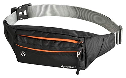 Freemind riñonera Deportiva Impermeable para Hombres y Mujeres con 3 Compartimentos - para Actividades al Aire Libre, Senderismo, Viajes - Transportar teléfono móvil y Objetos de Valor Freemind riñonera Deportiva Impermeable para Hombres y Mujeres con 3 Compartimentos - para Actividades al Aire Libre, Senderismo, Viajes - Transportar teléfono móvil y Objetos de Valor