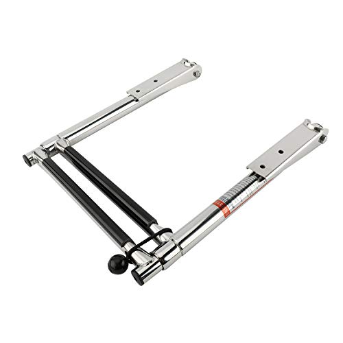 FreeTec Escalera de Acero Inoxidable para Barcos Escalera de baño telescópica Antideslizante Escalera de Piscina (con 2 peldaños) FreeTec Escalera de Acero Inoxidable para Barcos Escalera de baño telescópica Antideslizante Escalera de Piscina (con 2 peldaños)