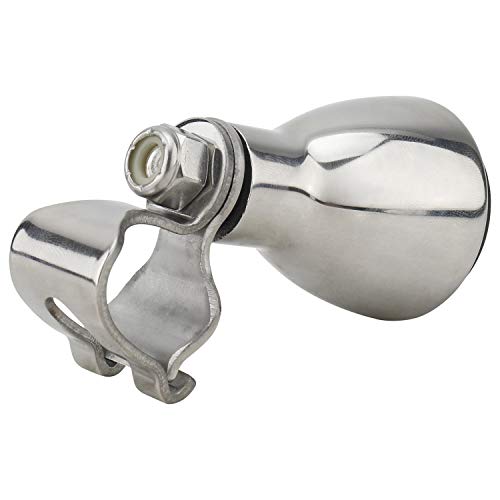 FreeTec Perilla del Volante del Barco del Deporte Marino de Acero Inoxidable Aisi 316 con Tapa de plástico, Perilla de maniobra FreeTec Perilla del Volante del Barco del Deporte Marino de Acero Inoxidable Aisi 316 con Tapa de plástico, Perilla de maniobra