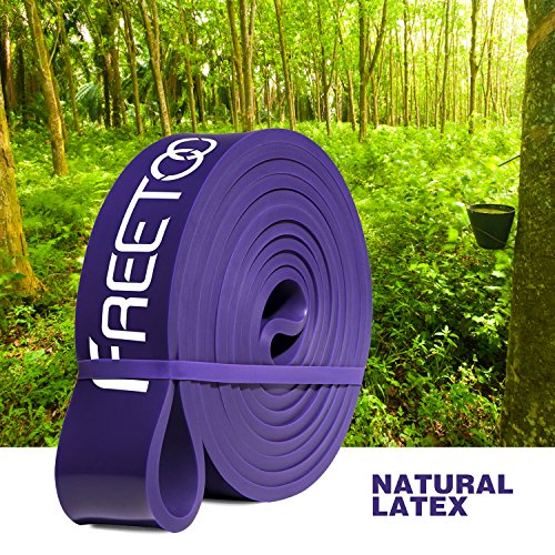 FREETOO Bandas de Resistencia de Goma Fitness Cinta de Resistencia para el Entrenamiento de Fuerza/músculos/Ejercicio/Home gimnasios en 5 Puntos Fuertes ((púrpura+Negro)) FREETOO Bandas de Resistencia de Goma Fitness Cinta de Resistencia para el Entrenamiento de Fuerza/músculos/Ejercicio/Home gimnasios en 5 Puntos Fuertes ((púrpura+Negro))