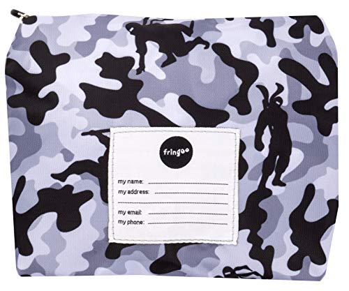 Fringoo Bolsa Cordon para Niños Niñas - Impermeable Kit para Educación Física Natación Gimnasia Bolsillo con Cremallera Laterales de Malla 47 x37 cm Fringoo Bolsa Cordon para Niños Niñas - Impermeable Kit para Educación Física Natación Gimnasia Bolsillo con Cremallera Laterales de Malla 47 x37 cm