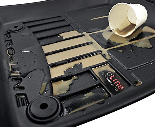 Frogum Alfombrillas de Goma 3D Pro-Line compatible con Seat Leon III Desde 2012 / compatible con VW Golf VII 2012-2019 / compatible conT-Roc Desde 2017 Frogum Alfombrillas de Goma 3D Pro-Line compatible con Seat Leon III Desde 2012 / compatible con VW Golf VII 2012-2019 / compatible conT-Roc Desde 2017