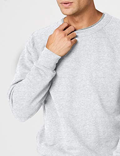 Fruit Of The Loom 62-216-0, Sudadera Para Hombre, Gris (Erika-Grau), Large Fruit Of The Loom 62-216-0, Sudadera Para Hombre, Gris (Erika-Grau), Large