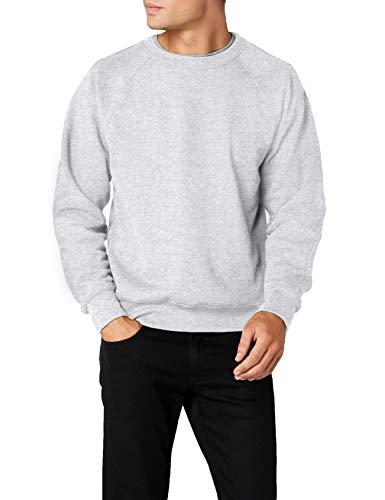 Fruit Of The Loom 62-216-0, Sudadera Para Hombre, Gris (Erika-Grau), Large Fruit Of The Loom 62-216-0, Sudadera Para Hombre, Gris (Erika-Grau), Large