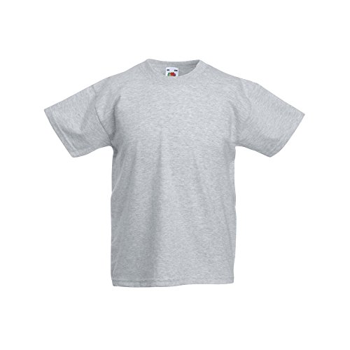 Fruit of the Loom - Camiseta de Manga Corta Original niños (3-4 Años/Blanco) Fruit of the Loom - Camiseta de Manga Corta Original niños (3-4 Años/Blanco)