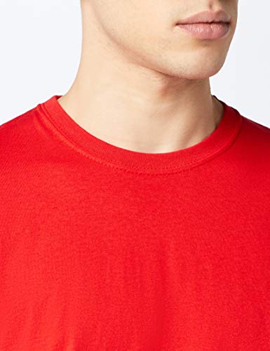 Fruit of the Loom Mens Original 5 Pack T-Shirt Camiseta, Rojo (Red), Medium (Pack de 5) para Hombre Fruit of the Loom Mens Original 5 Pack T-Shirt Camiseta, Rojo (Red), Medium (Pack de 5) para Hombre