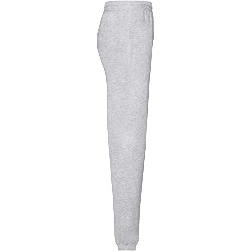 Fruit of the Loom - Pantalones de Deporte/Gimnasio/Entrenamiento para Hombre - Pantalones de Chandal Extra Grande (XL)/Gris Fruit of the Loom - Pantalones de Deporte/Gimnasio/Entrenamiento para Hombre - Pantalones de Chandal Extra Grande (XL)/Gris