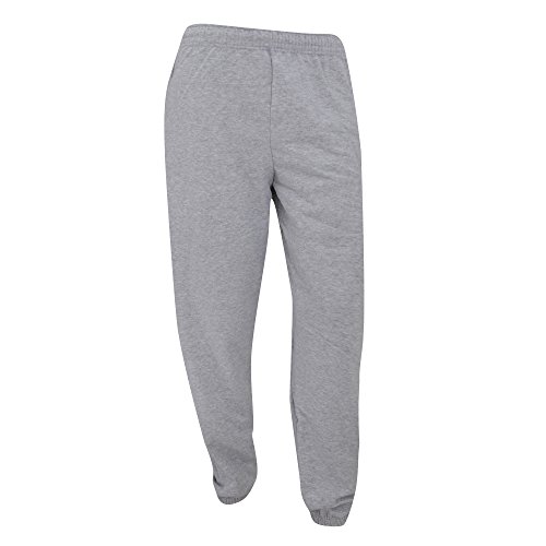 Fruit of the Loom - Pantalones de Deporte/Gimnasio/Entrenamiento para Hombre - Pantalones de Chandal Extra Grande (XL)/Gris