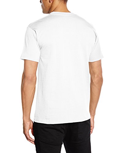 Fruit of the Loom Premium Tee Single, Camiseta manga corta para Hombre, Blanco (Bianco 2), Medium