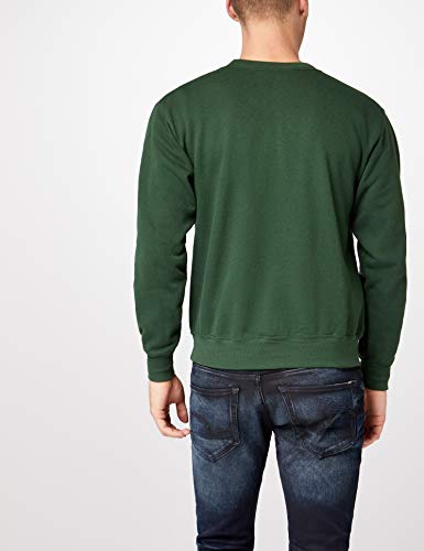 Fruit of the Loom SS027M Sudadera, Verde (Bottle Green), Large para Hombre