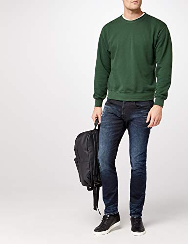 Fruit of the Loom SS027M Sudadera, Verde (Bottle Green), Large para Hombre