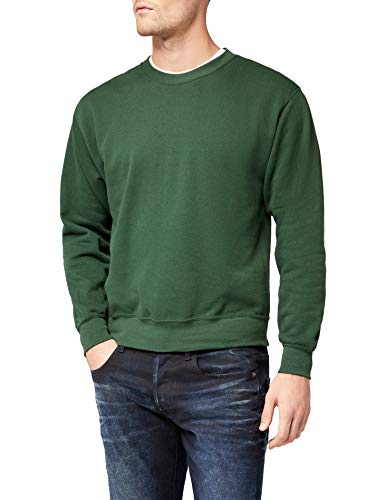 Fruit of the Loom SS027M Sudadera, Verde (Bottle Green), Large para Hombre