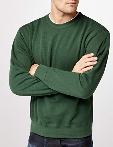 Fruit of the Loom SS027M Sudadera, Verde (Bottle Green), Large para Hombre