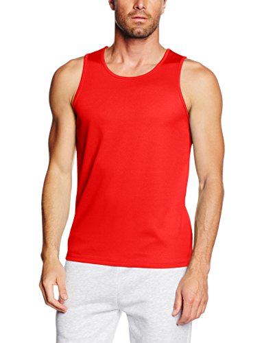 Fruit of the Loom SS116M Camiseta sin Mangas, Rojo (Red), XX-Large para Hombre