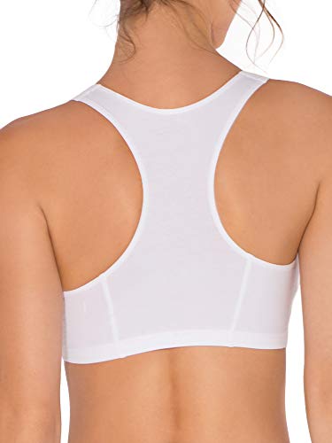 Fruit of the Loom - Sujetador Deportivo para Mujer Skinny Stripe/White/Grey - Paquete de 3 Pares de Calzoncillos Slip 36 Fruit of the Loom - Sujetador Deportivo para Mujer Skinny Stripe/White/Grey - Paquete de 3 Pares de Calzoncillos Slip 36