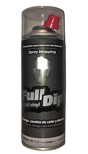 FullDip FLD0200 Vinilo Líquido, Aluminio Metalizado, 400 ml