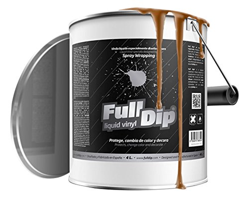 FullDip FLD4L25 Vinilo Líquido, Marrón Militar, 4 litros FullDip FLD4L25 Vinilo Líquido, Marrón Militar, 4 litros