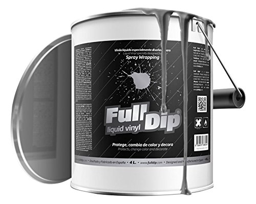 FullDip FLD4L41 Vinilo Líquido, Hyperblack Metalizado, 4 litros
