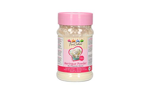 FunCakes Merengue en Polvo Listo para Usar de color Blanco Sin Azúcar y con Claras de Huevos de Gallinas Criadas en Libertad, 150g, 42397 FunCakes Merengue en Polvo Listo para Usar de color Blanco Sin Azúcar y con Claras de Huevos de Gallinas Criadas en Libertad, 150g, 42397