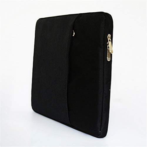 Funda Blanda Maletín Impermeable para Ordenador Portátil, Estilo Elegante Bolsa Protectora, Ideal por 14-14.1 Pulgadas DELL/Ausu/Acer/HP/Toshiba/Lenovo,Negro