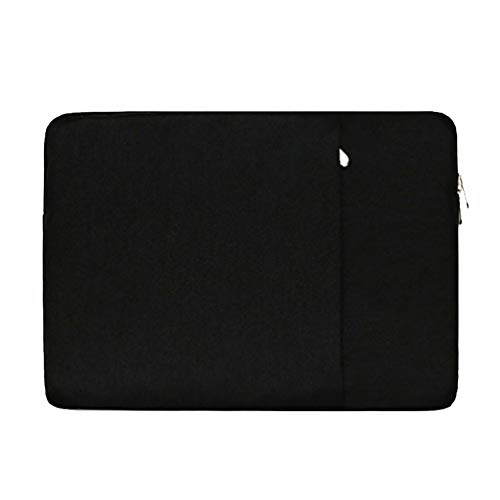 Funda Blanda Maletín Impermeable para Ordenador Portátil, Estilo Elegante Bolsa Protectora, Ideal por 14-14.1 Pulgadas DELL/Ausu/Acer/HP/Toshiba/Lenovo,Negro