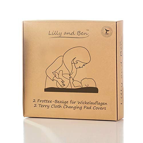 Funda cambiador bebe algodon rizo - 2 fundas para colchoneta cambiador-es bañera-s - 3 tamaños Funda cambiador bebe algodon rizo - 2 fundas para colchoneta cambiador-es bañera-s - 3 tamaños