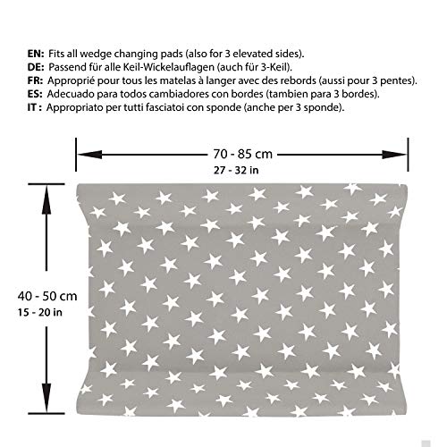 Funda cambiador bebe algodon rizo - 2 fundas para colchoneta cambiador-es bañera-s - 3 tamaños Funda cambiador bebe algodon rizo - 2 fundas para colchoneta cambiador-es bañera-s - 3 tamaños