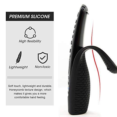 Funda de Silicona Compatible con Mando a Distancia LG Magic Control Remoto AN-MR20GA AN-MR19BA AN-MR18BA AN-MR600 AN-MR650 AN-MR650A - Negro Funda de Silicona Compatible con Mando a Distancia LG Magic Control Remoto AN-MR20GA AN-MR19BA AN-MR18BA AN-MR600 AN-MR650 AN-MR650A - Negro