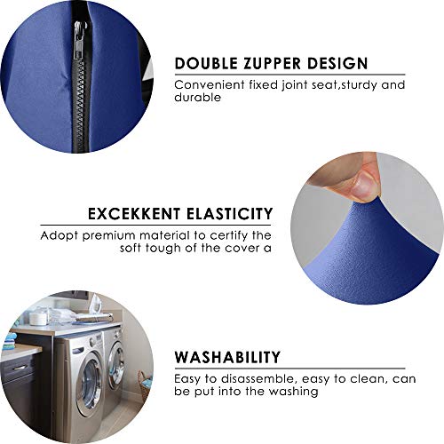 Funda de Silla de Oficina Modernas Estilo Simplista Cubiertas de la Silla de la computadora de Oficina Cubierta de la Silla Oficina removible (no Incluye Sillas) (Azul, M) Funda de Silla de Oficina Modernas Estilo Simplista Cubiertas de la Silla de la computadora de Oficina Cubierta de la Silla Oficina removible (no Incluye Sillas) (Azul, M)