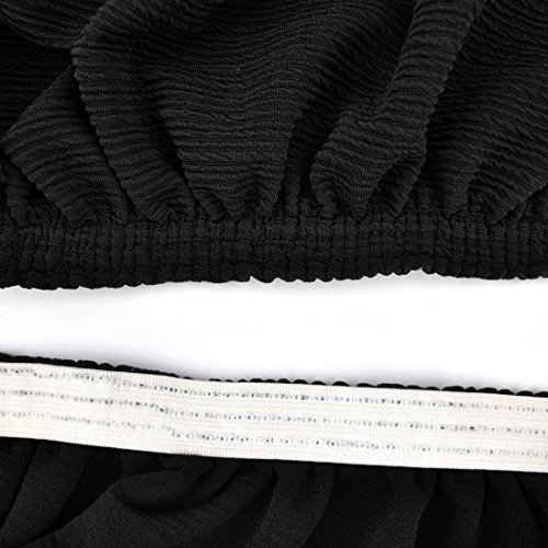 Funda MiLong para silla de oficina. Funda elástica y extraíble, elastano, negro, Medium Funda MiLong para silla de oficina. Funda elástica y extraíble, elastano, negro, Medium