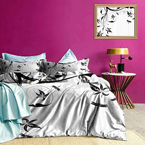 Funda nórdica Damask Curl Leaves Funda nórdica Premium Que Hace Que su Cama Sea Divertida y cómoda - Tamaño Doble Funda nórdica Damask Curl Leaves Funda nórdica Premium Que Hace Que su Cama Sea Divertida y cómoda - Tamaño Doble
