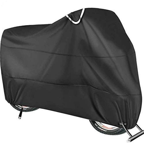 Funda para Bicicleta 2 Bicis, 190T de Nylon Cubierta Impermeable para Bicicleta Protección UV Anti Polvo Lluvia con para Bicicleta de montaña, Bicicleta de Ruta