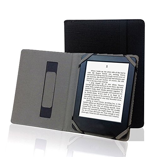 Funda para libro electrónico de 6" universal de lino, cáñamo natural, para sony, kobo, tolino, pocketbook