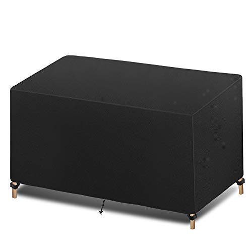 Funda para Muebles de Jardín, Funda Protectoras Muebles Jardin, Cubierta de Muebles de Mesas Rectangular, Cubierta de Mesa de jardín, Cubierta de Exterior Impermeable, Anti-UV (180 x 120 x 74cm)