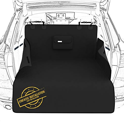 Funda para Perros para Maletero de Coche, Protección mascotas con Bolsa de transporte – impermeable lavable | Alfombrilla suave antideslizante | Cubierta Maletero | Esterilla de Protección del tronco