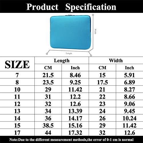 Funda Protectora Antigolpes Ultra Fino para 17" Ordenadores Portátiles Bolso de la Cubierta Caja de Tableta,Negro 1 Funda Protectora Antigolpes Ultra Fino para 17" Ordenadores Portátiles Bolso de la Cubierta Caja de Tableta,Negro 1