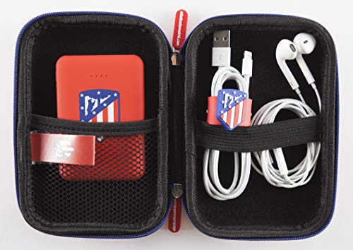 Funda Universal Atletico de Madrid para HDD, Discos Duros, Powerbank, cables, auriculares y accesorios tecnológicos. Funda Universal Atletico de Madrid para HDD, Discos Duros, Powerbank, cables, auriculares y accesorios tecnológicos.