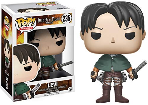 Funko- Levi Ackerman Figura de Vinilo, seria Attack on Titan (14196)