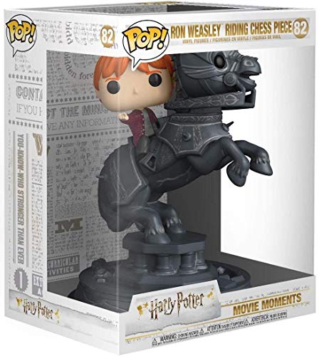 Funko- Pop Vinyl: Movie Moments: Harry Potter S5: Ron Riding Chess Piece Figura Coleccionable, Multicolor, única (35518) Funko- Pop Vinyl: Movie Moments: Harry Potter S5: Ron Riding Chess Piece Figura Coleccionable, Multicolor, única (35518)