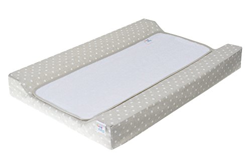 Funny Baby Topos - Colchón para cambiador bebé, 48 x 70 cm, color blanco Funny Baby Topos - Colchón para cambiador bebé, 48 x 70 cm, color blanco
