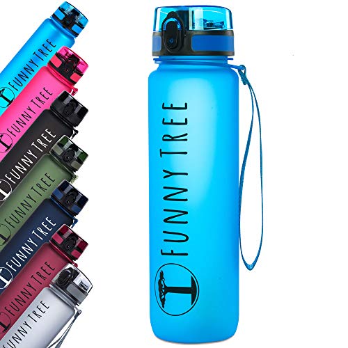 Funny Tree Botella de Agua tritan. 1500ml Azul océano. Libre de BPA y a Prueba de Fugas! Ideal en el Gimnasio, para Entrenamiento de Fuerza y Bienestar, o en Todos Sus Viajes. Funny Tree Botella de Agua tritan. 1500ml Azul océano. Libre de BPA y a Prueba de Fugas! Ideal en el Gimnasio, para Entrenamiento de Fuerza y Bienestar, o en Todos Sus Viajes.