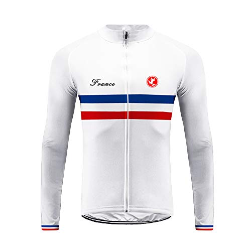 Future Sports UGLYFROG Bike Wear Designs para Hombre de Manga Larga Winter Flece de Ciclismo de Bicicleta de Carretera Biking Ropa de Montar SportswearJacket Camisa de Bicicleta Cycling Jersey