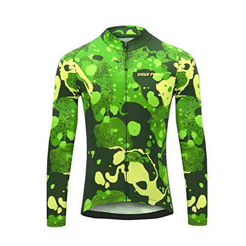 Future Sports UGLYFROG Bike Wear Maillot Bicicleta Hombre Manga Larga MTB,Maillot Ciclismo Hombre Invierno Lana Ropa Actualización de Estilo